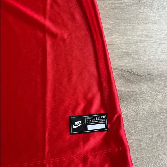 Nike Glam Dunk Jersey Red Gold Women’s SZ M - Picture 2 of 7